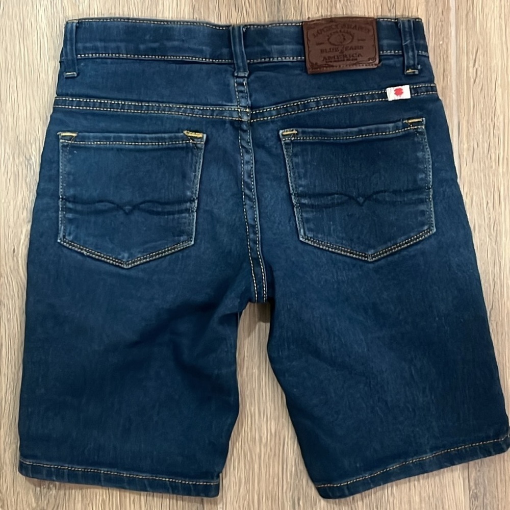 Lucky Brand Girls Jean Shorts Bermuda Vintage Long Zoe Jegging Adjustable Waist - Picture 11 of 12